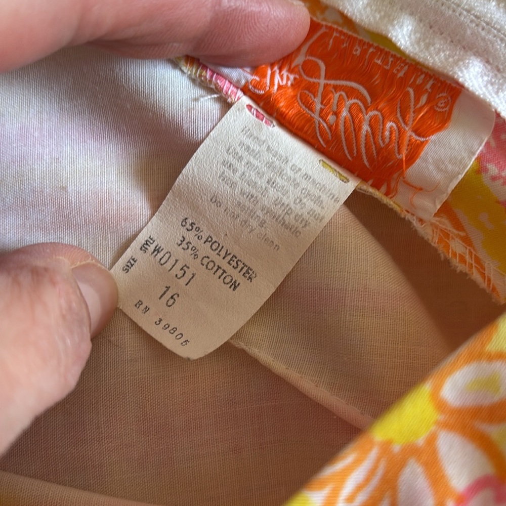 Lilly Pulitzer Vintage “The Lilly” Floral Print Dress - Picture 11 of 12